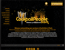 Tablet Screenshot of cocktailpeople.com